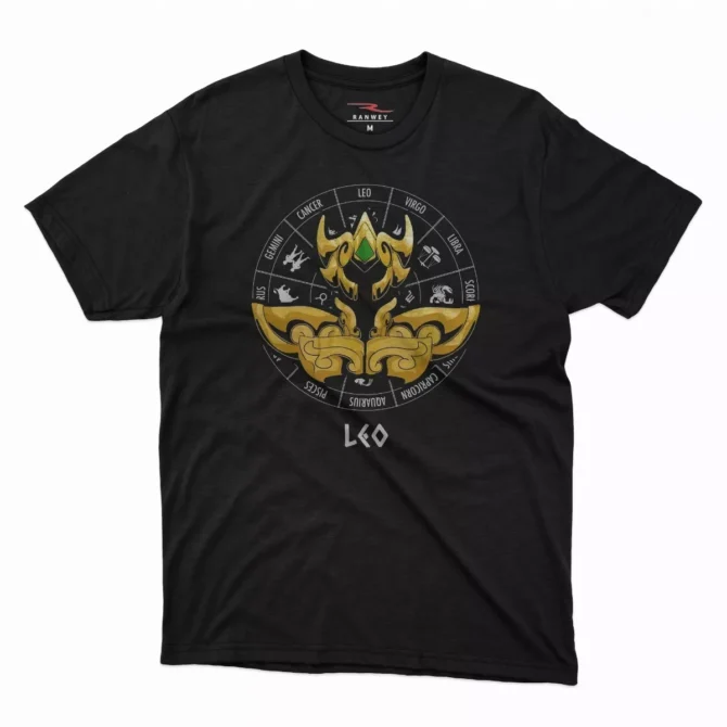 Remera Saint Seiya Leo