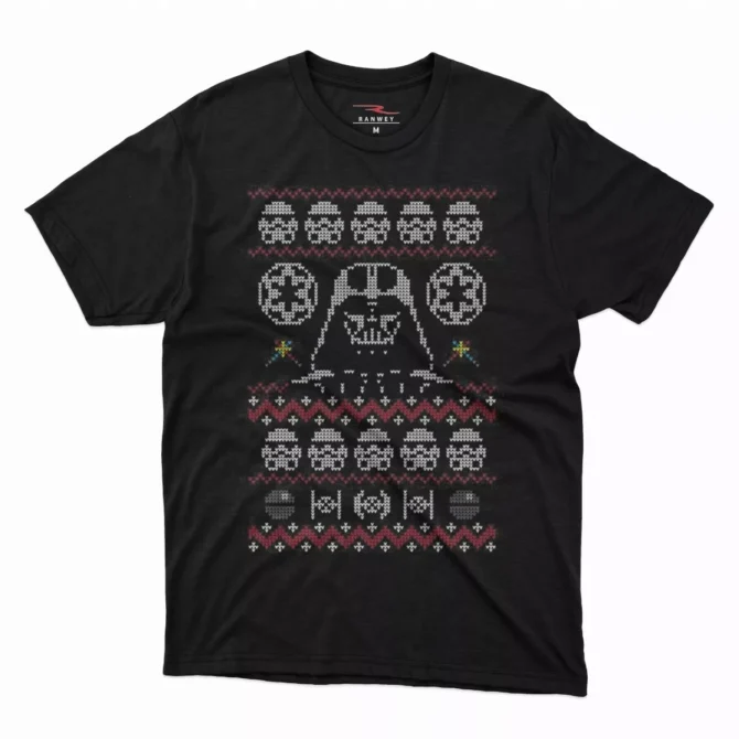 Remera Star Wars Darth Vader Navidad