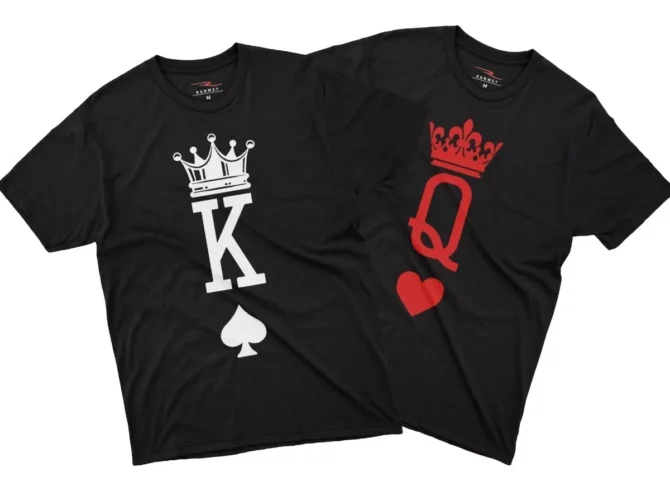 Remeras San Valentín King And Queen