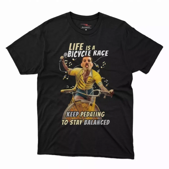 Remera Freddie Mercury Bicycle Race