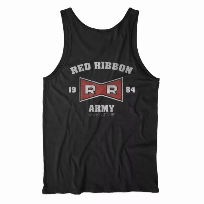 Musculosa Red Ribbon Patrulla Roja Dragon Ball