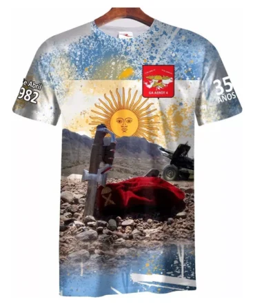 Remera Homenaje Malvinas Artillería