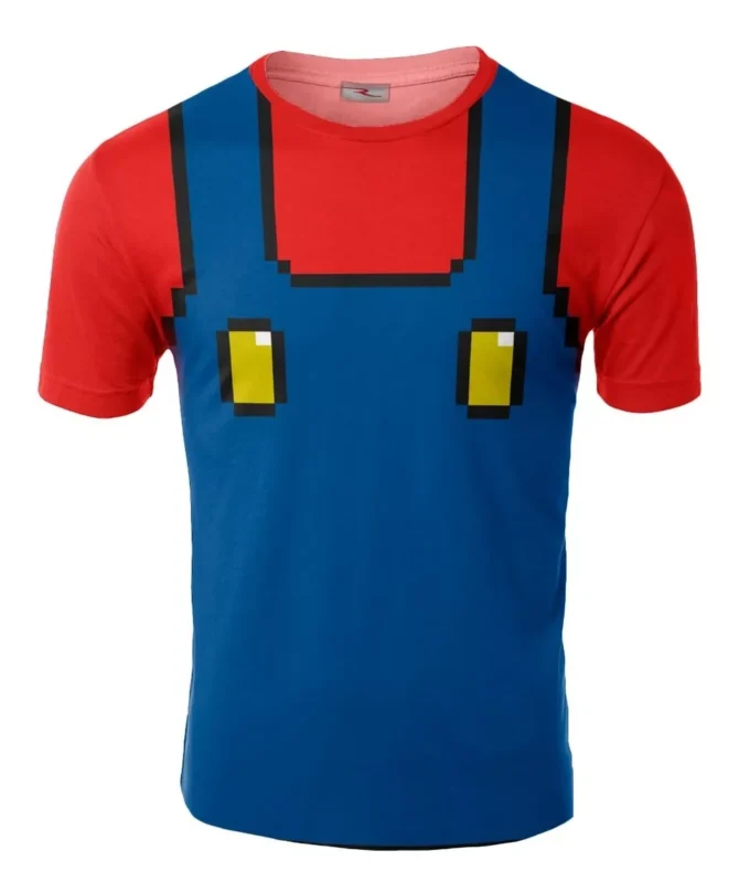 Remera Traje Super Mario Bros
