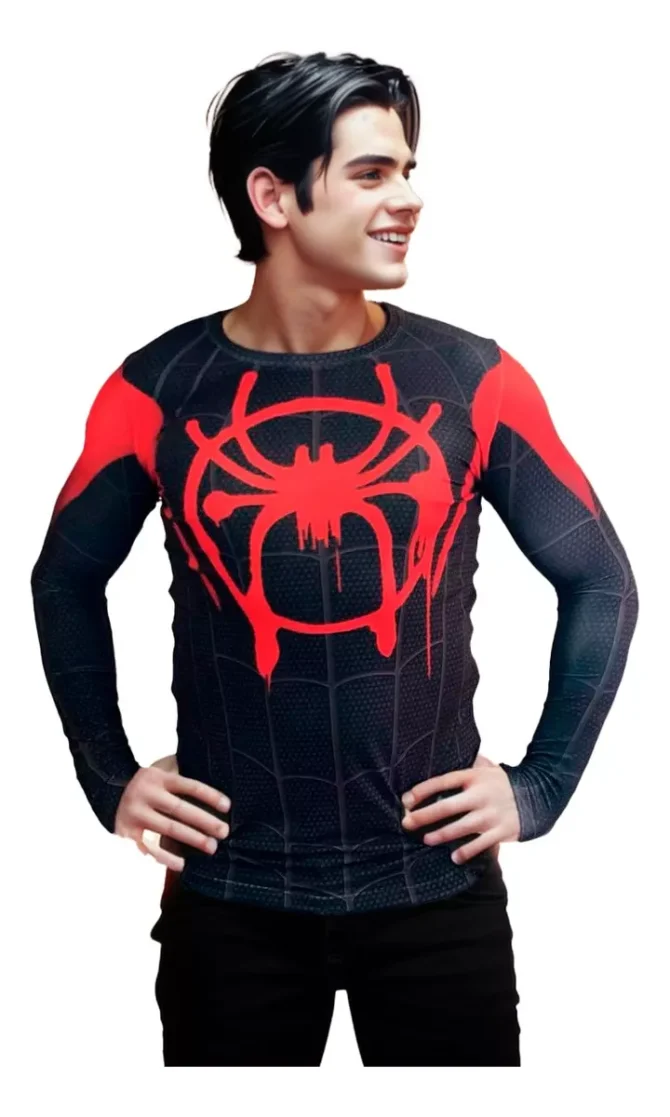 Remera  Spiderman Miles Morales