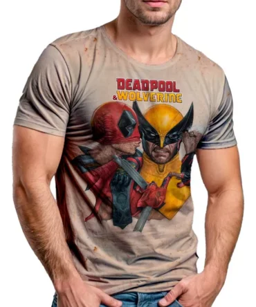 Remera Wolverine Y Deadpool