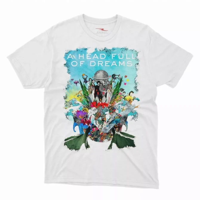 Remera Coldplay A Head Full Of Dreams