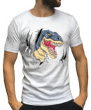 Remera Dinosaurio Rasgado