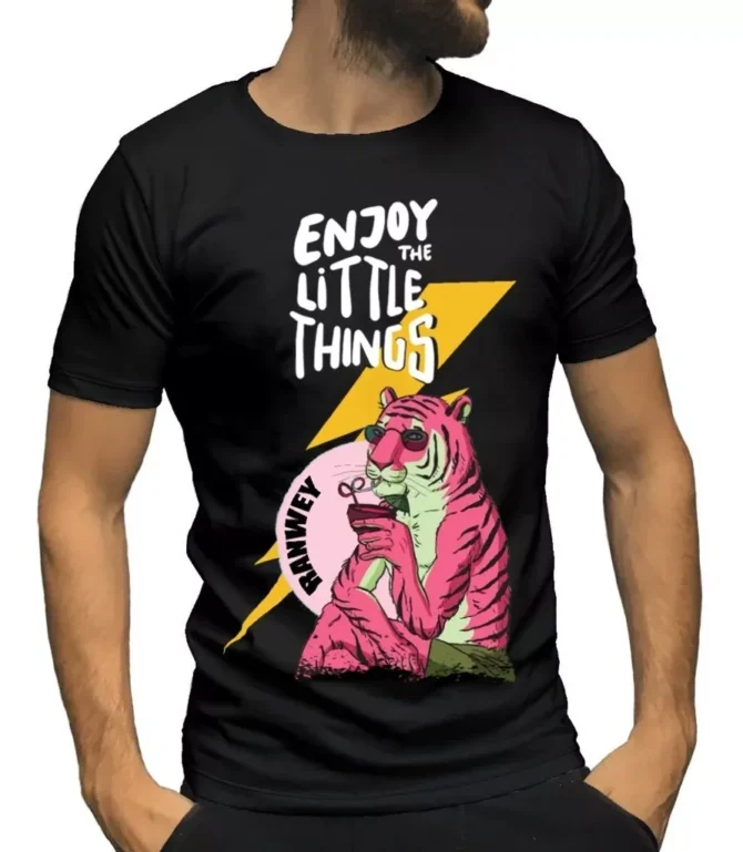 Remera Tiger Pink Enjoy