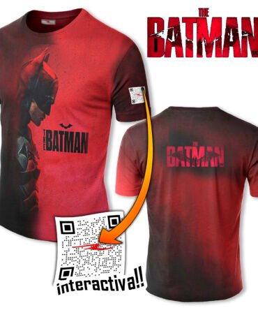 Remera Interactiva Qr The Batman