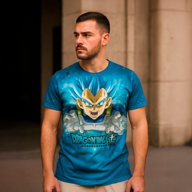 Remera Dragon Ball Super Vegeta
