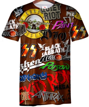 Remera  Bandas De Rock