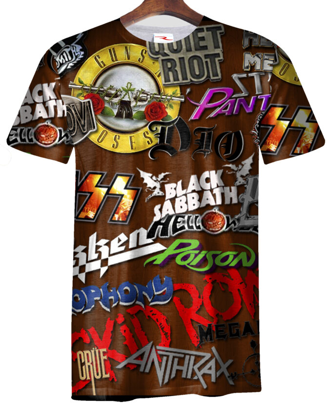 Remera  Bandas De Rock