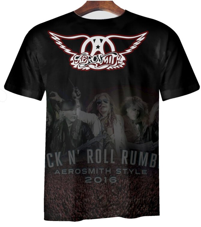 Remera  Aerosmith Rock N' Roll Rumble