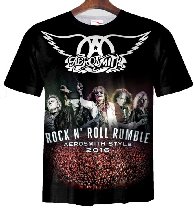 Remera  Aerosmith Rock N' Roll Rumble
