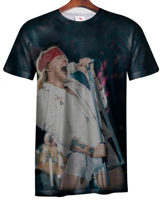 Remera  Axl Rose Guns & Roses
