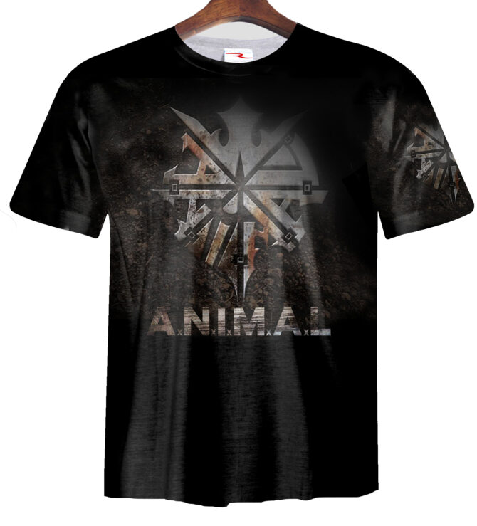 Remera  Animal  Rock Metal