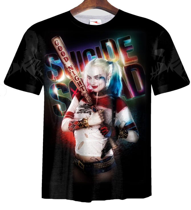 Remera Harley Queen Escuadrón Suicida