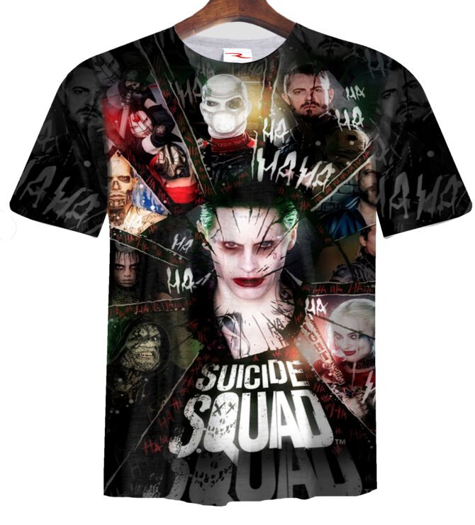 Remera Harley Joker Escuadrón Suicida