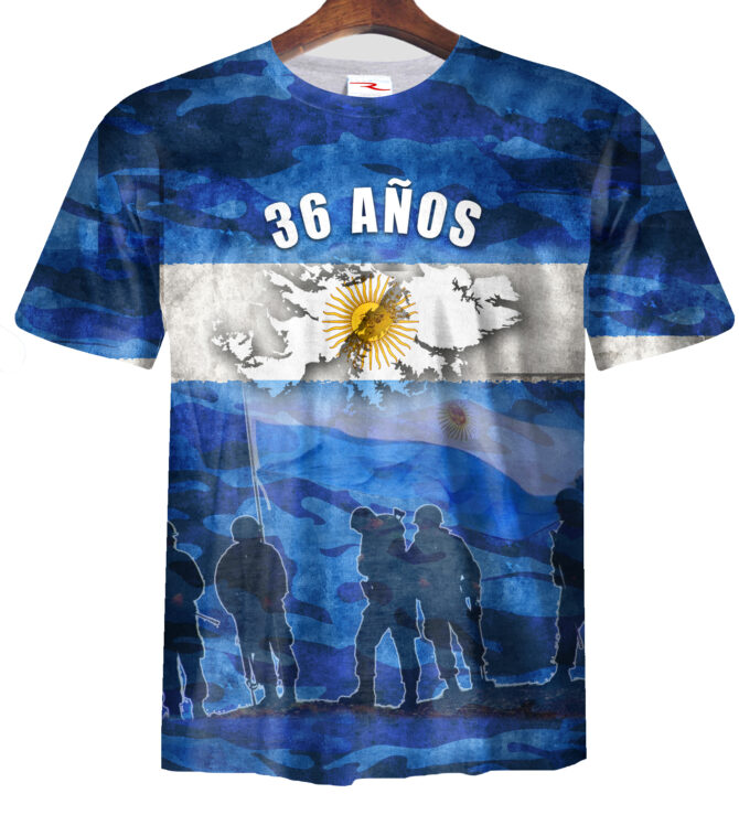 Remera Homenaje Malvinas Argentinas