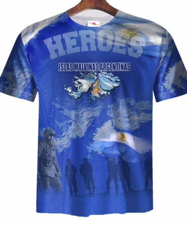 Remera Héroes Malvinas Argentinas