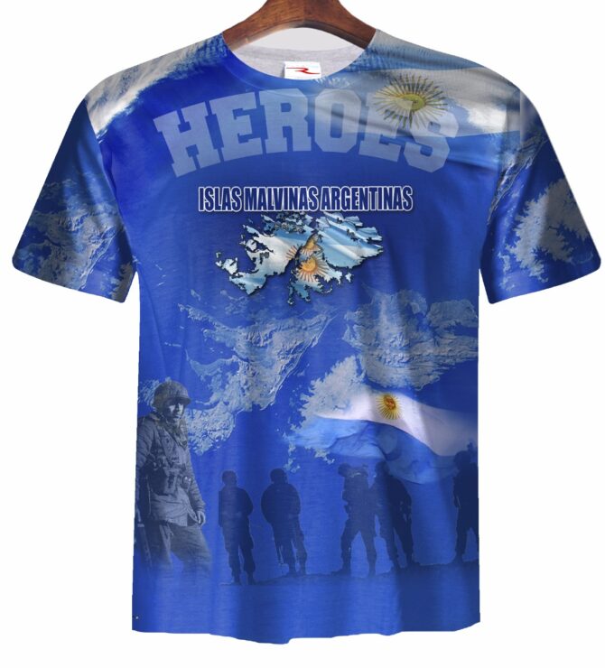 Remera Héroes Malvinas Argentinas