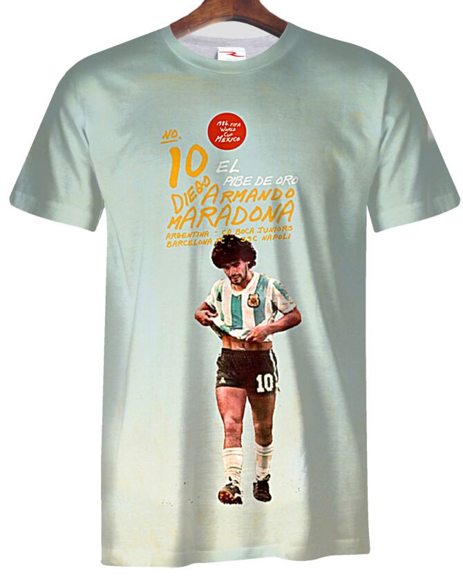Remera Diego Armando Maradona Retro Vintage