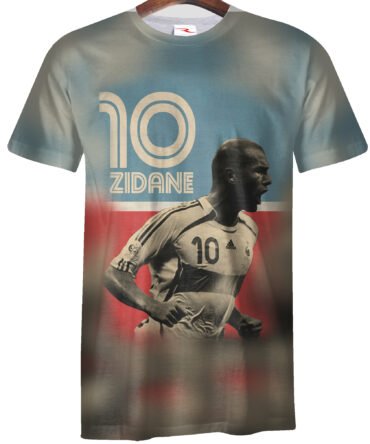 Remera Zinedine Zidane Retro Vintage
