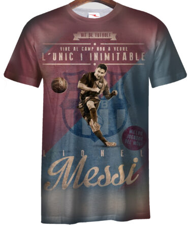 Remera Lionel Messi Retro Vintage