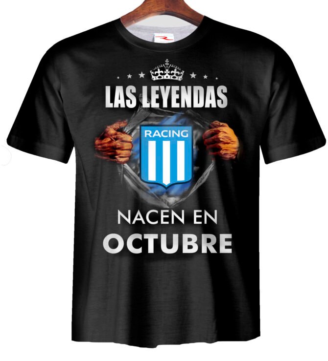 Remera Racing Club De Avellaneda
