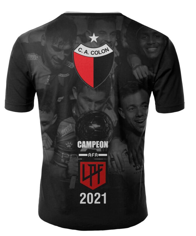 Remera Colon Santa Fe Campeón 2021