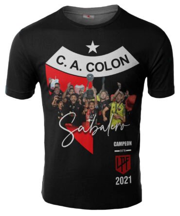 Remera Colon Santa Fe Campeón 2021