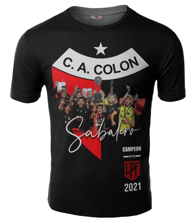 Remera Colon Santa Fe Campeón 2021