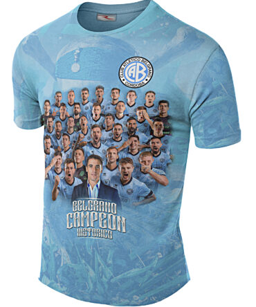 Remera Belgrano Campeón Histórico Vegetti