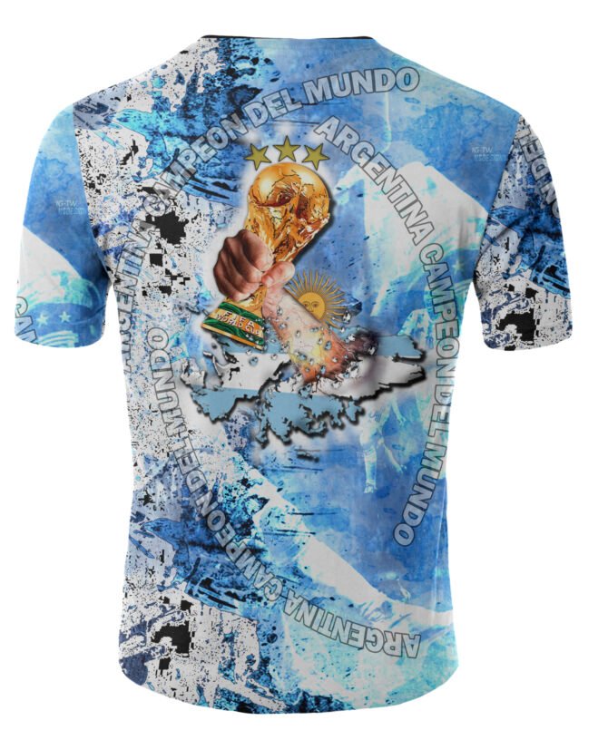 Remera Argentina Campeón Del Mundo