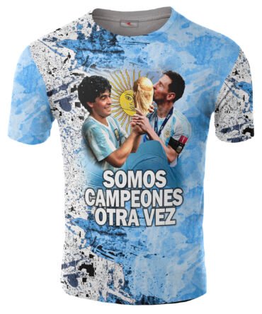 Remera Argentina Campeón Del Mundo