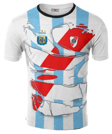 Remera River Argentina Campeón Del Mundo