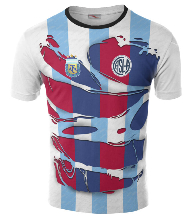 Remera San Lorenzo Argentina Campeón Del Mundo