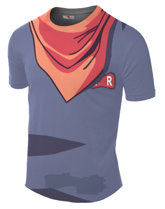 Remera Ml Androide N17 Dbz Red Ribbon