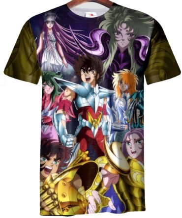 Remera Caballeros Del Zodiaco Saint Seiya