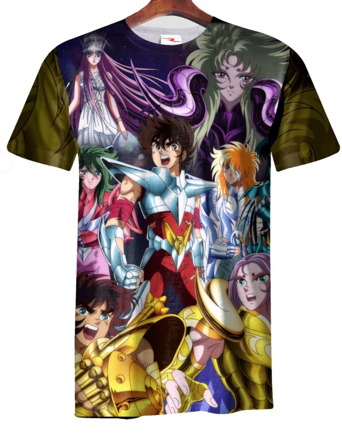 Remera Caballeros Del Zodiaco Saint Seiya