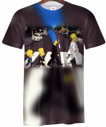 Remera Los Simpson Beatles