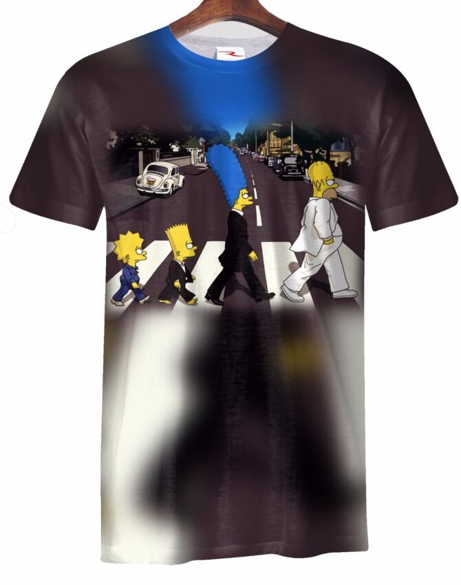 Remera Los Simpson Beatles