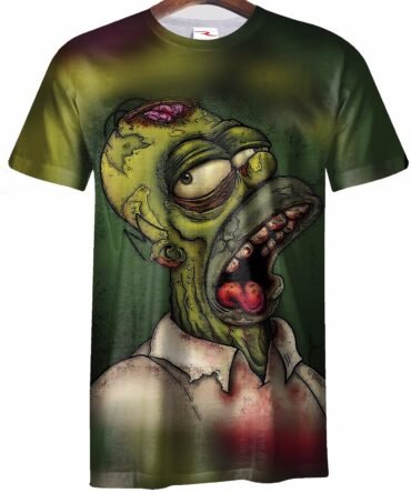 Remera Los Simpson Homero Zombi