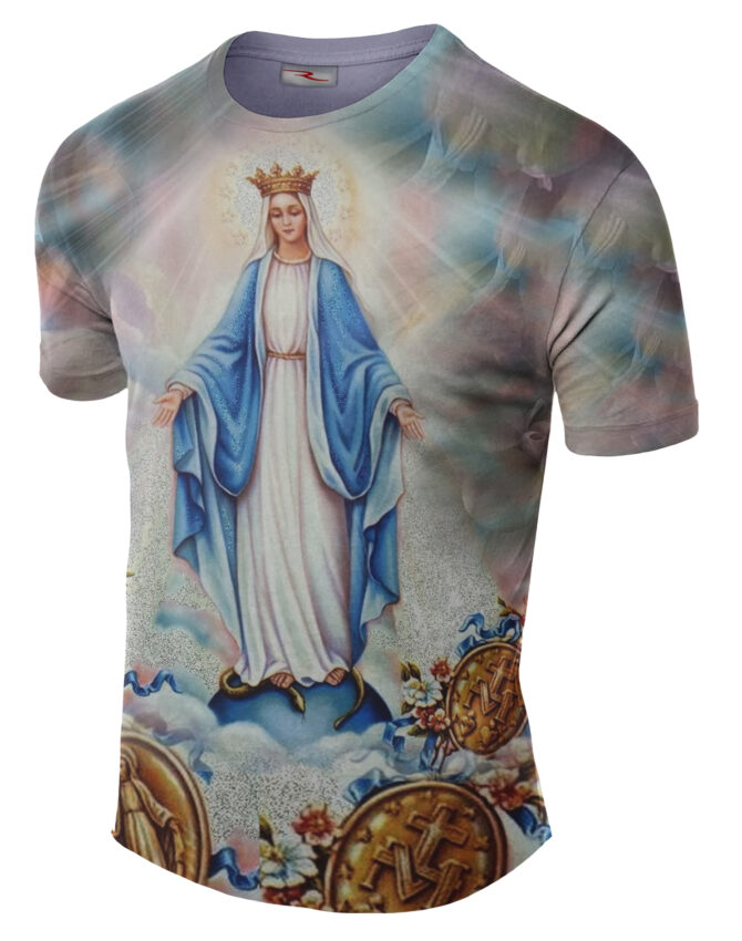 Remera Virgen De La Medalla Milagrosa