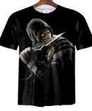Remera  Mortal Kombat Scorpion