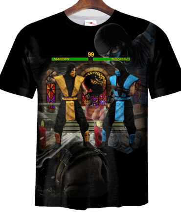 Remera Mortal Kombat Sub Zero Vs Scorpion