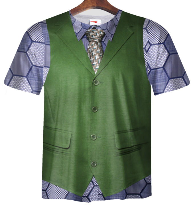 Remera Traje De El Guasón Joker Chaleco