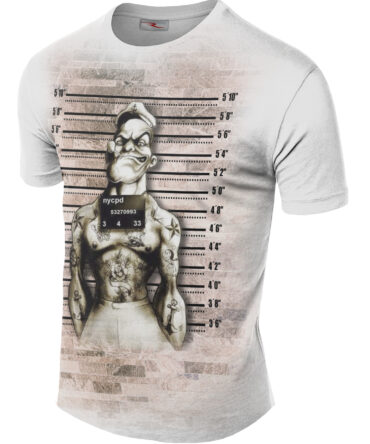 Remera Popeye Mugshots Preso