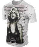 Remera Marilyn Monroe Mugshots Preso