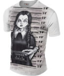 Remera Merlina Addams Mugshots Preso